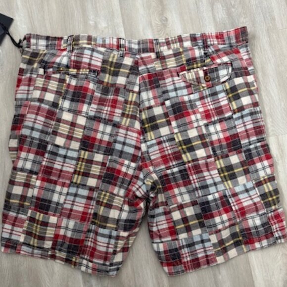 NWT Vintage 1946 Patch Madras Shorts - size 42 - Picture 2 of 6
